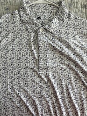 Onward Reserve Transfusion Golf Polo 2XL White/Purple